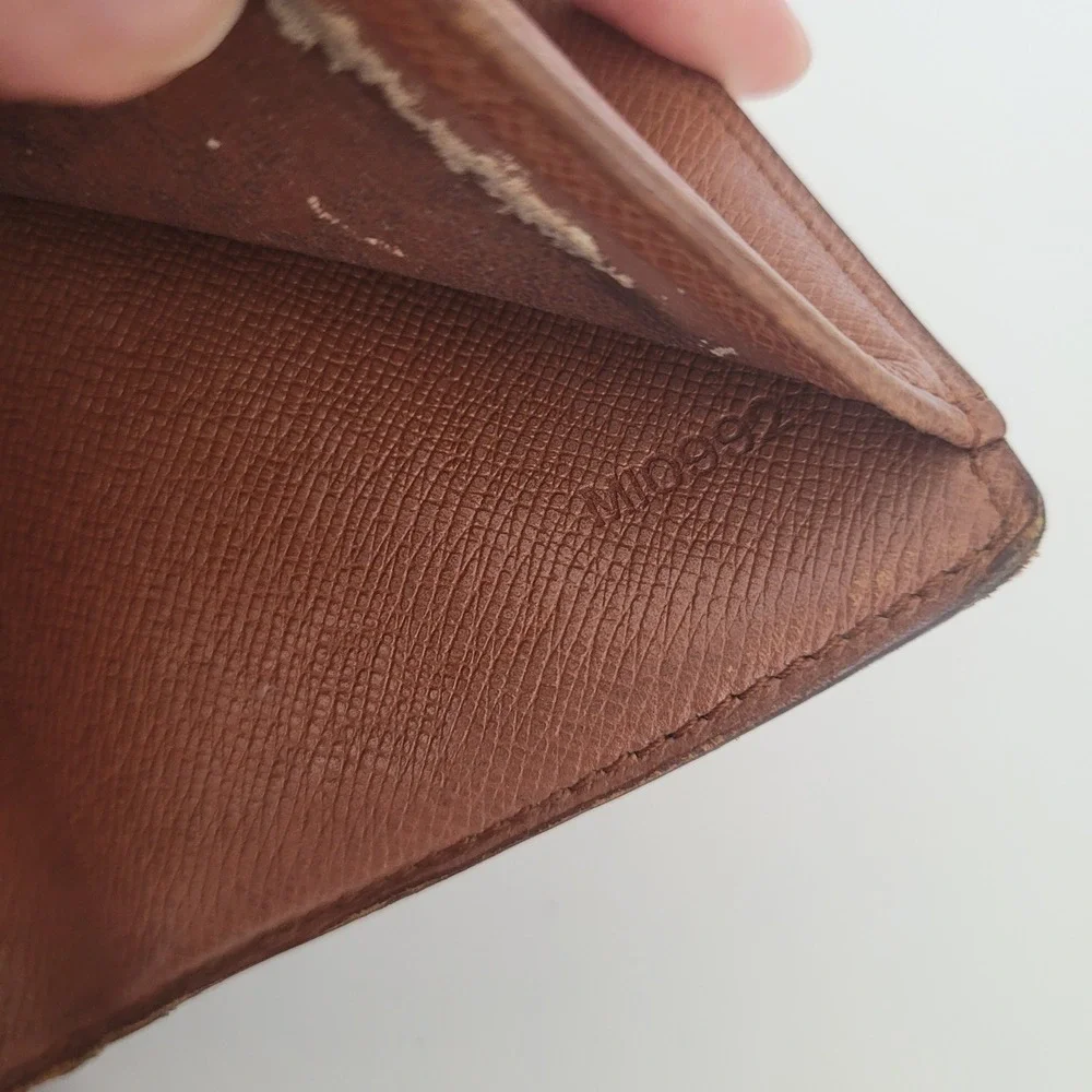 Louis Vuitton Monogram Canvas Portefeuille Billets Double Wallet MI0992 Brown - Picture 6 of 14